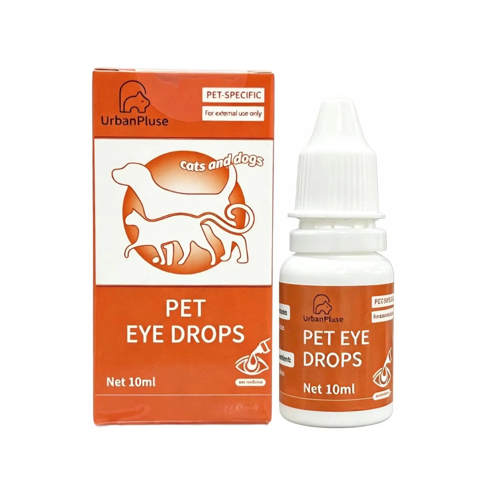 Ultimate Dog & Cat Eye Care Drops – Soothe Infections, Allergies, Dry Eyes & Pink Eye – Tear Stain Cleaner & Eye Rinse for Happy, Healthy Pets