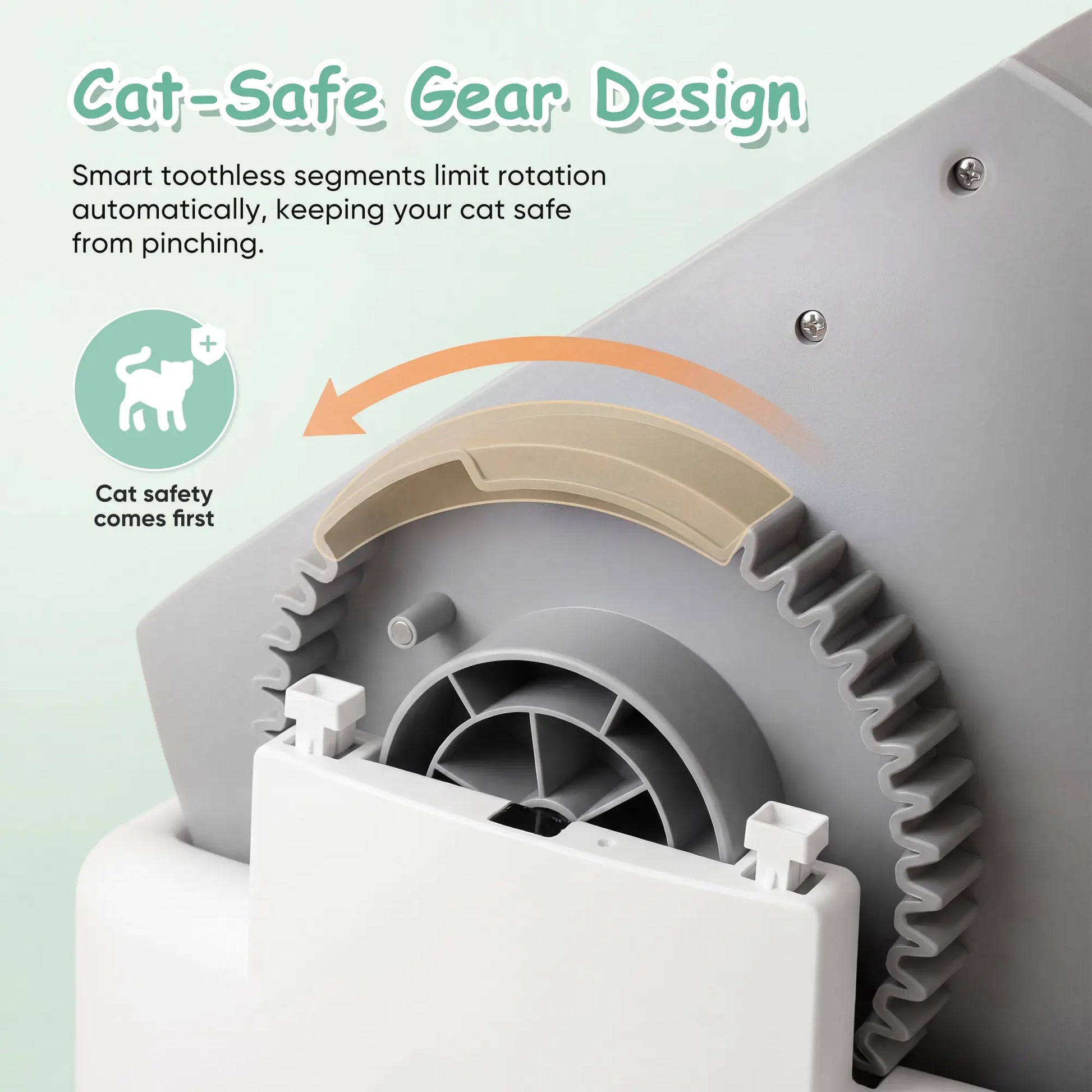 Warcat Next-Gen Self-Cleaning Cat Litter Box - Hassle-Free, Safe & Easy to Use for Pet Lovers!