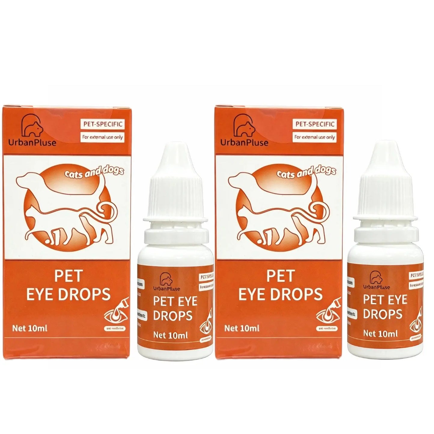 Ultimate Dog & Cat Eye Care Drops – Soothe Infections, Allergies, Dry Eyes & Pink Eye – Tear Stain Cleaner & Eye Rinse for Happy, Healthy Pets