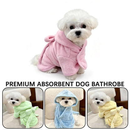 Ultra-Soft Quick-Dry Pet Bathrobes for Small Dogs and Cats - Super Absorbent, Cozy, and Stylish for All Seasons!