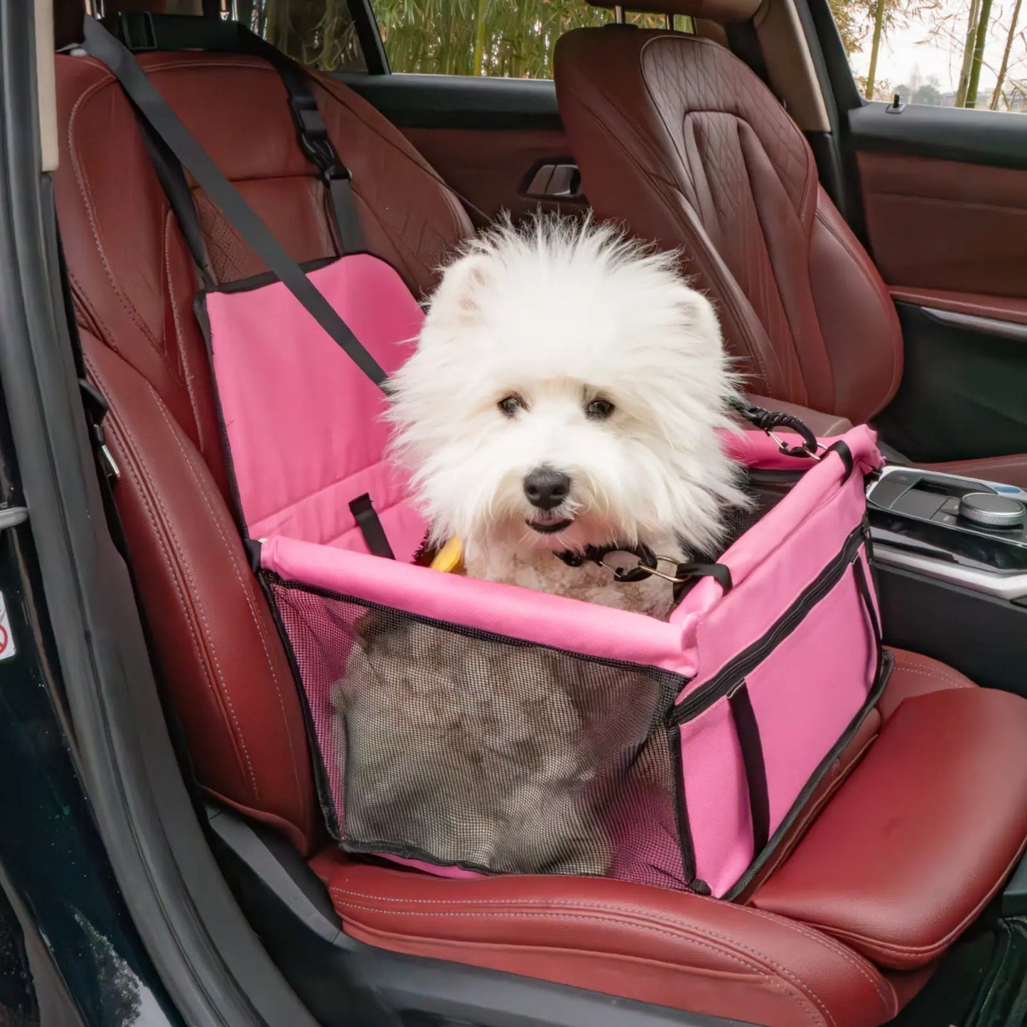 Ultimate Pet Car Seat – Foldable Safety Booster for Cats & Dogs | Spacious, Breathable, and Easy to Clean | Perfect for Front & Back Seats, Quick Assembly!